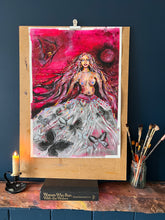 'Butterfly Maiden' - Painting on Paper