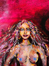 'Butterfly Maiden' - Painting on Paper