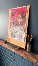 'Butterfly Maiden' - Painting on Paper