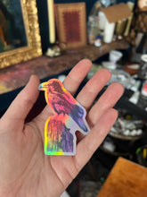“Strong Intuition” Raven holographic sticker