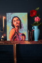 'She Saves Herself' - Original Oil Painting